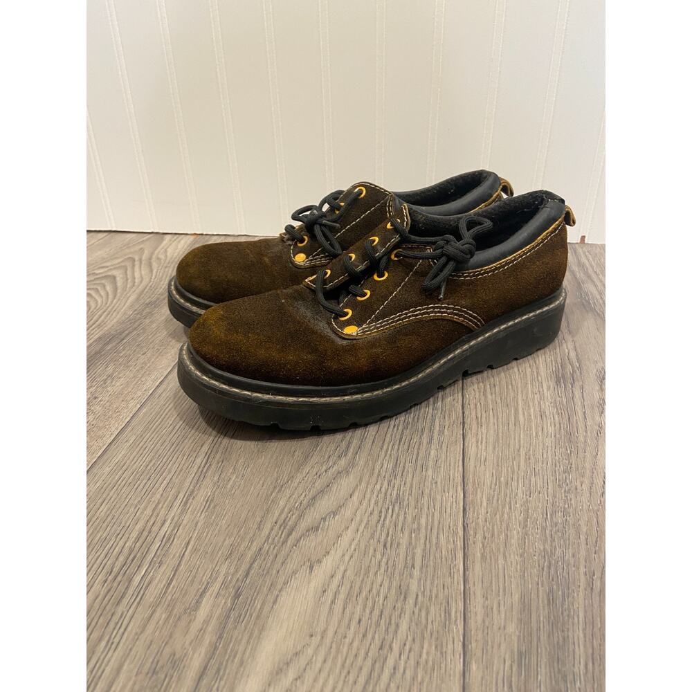 Arizona Jean Co. Women's 9.0 Vintage Y2K 90’s Chunky Suede Brown Oxford Leather